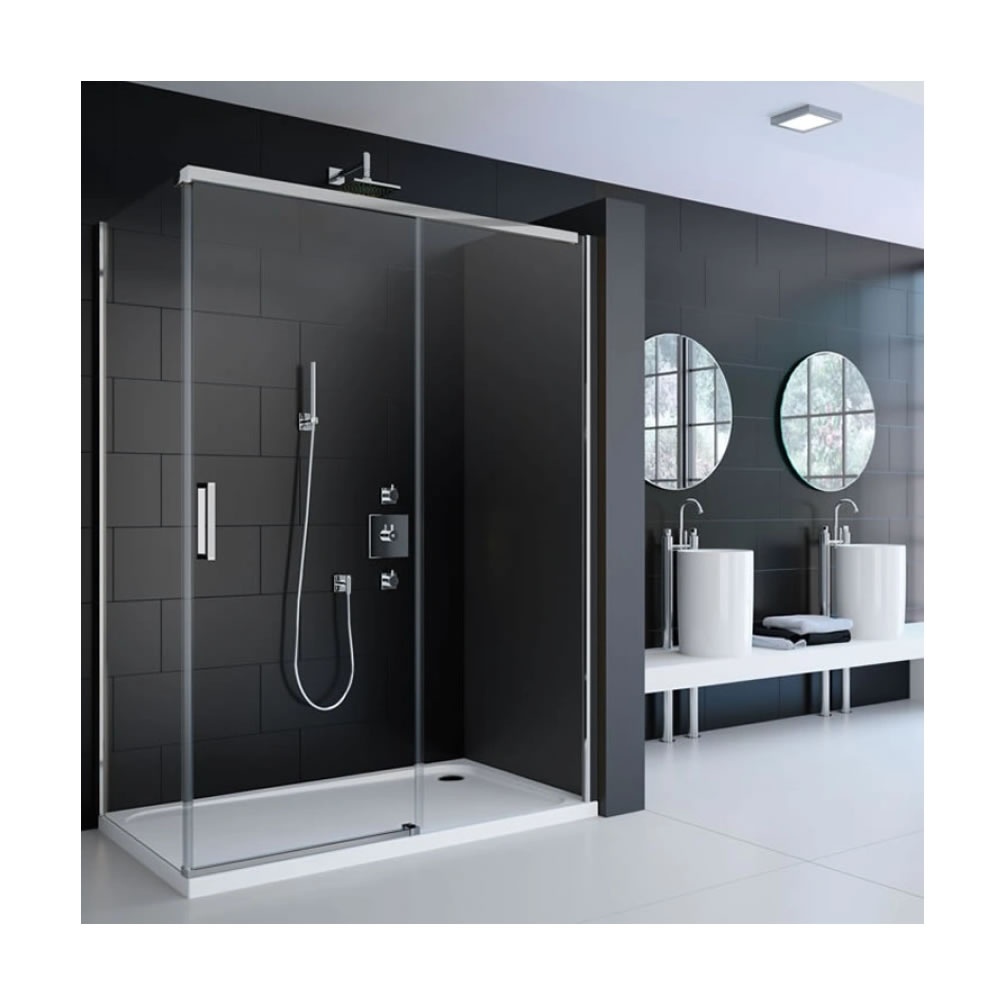 Lifestyle image of Merlyn 8 Series Frameless 1400mm Sliding Shower Door